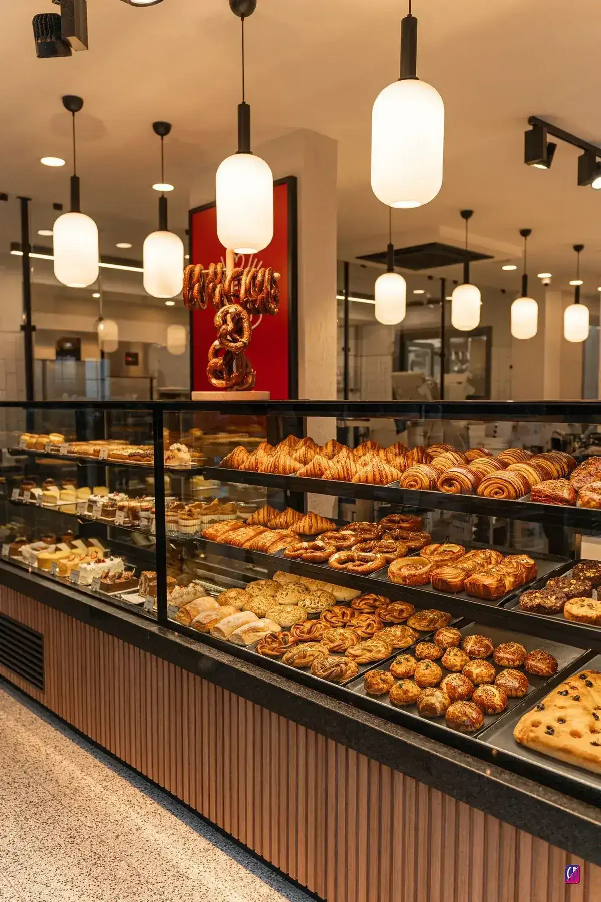 Bakery display case - bakery clients supplied by Channel Packaging